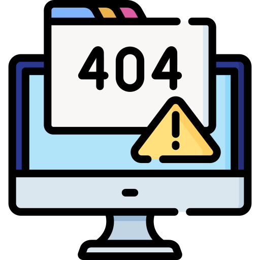 Error 404 computer icon.